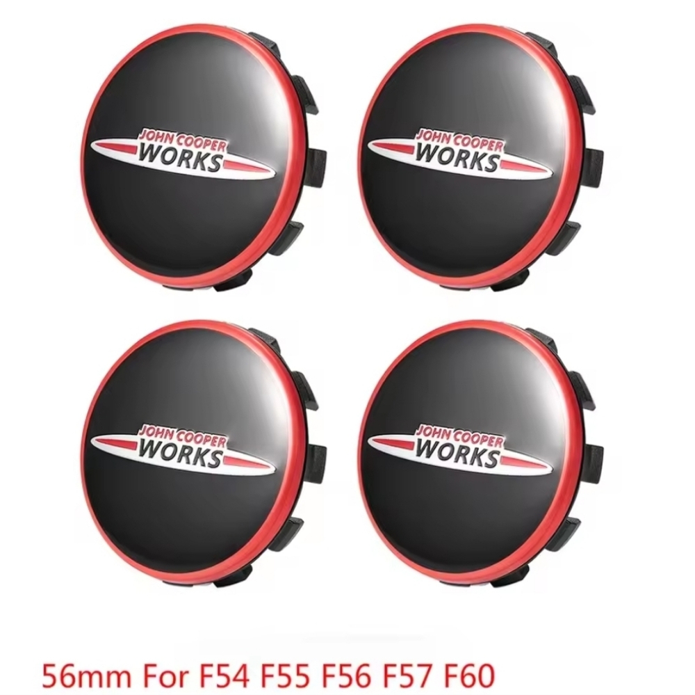 4 54mm Mini Cooper John Cooper Works Wheel Rim Center Caps